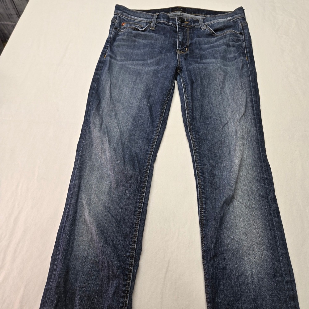Hudson Jeans Made in USA Dark Wash Denim Slim Fit Women's Jeans